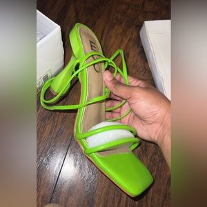 BRAND NEW strap up heels
